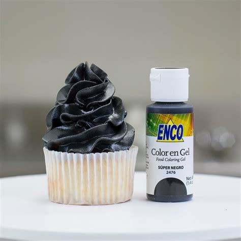 Enco Black Super Negro Food Color 2476 NO TASTE! NO BITTERNESS ...