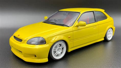 Honda Civic Type R EK9 1 24 Fujimi Full Build Step By Step YouTube