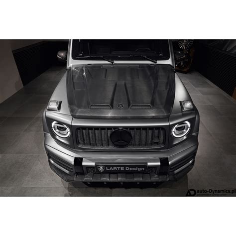 Spoiler Zderzaka Przedniego Mercedes Benz G63 AMG W463A Włókno