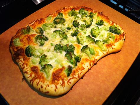 Homemade Broccoli And Ricotta Pizza R Food