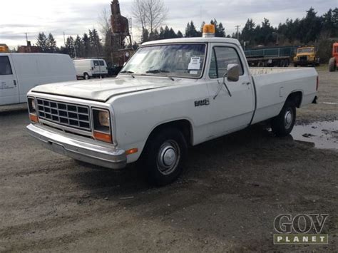 Surplus 1985 Dodge Ram 150 Custom In Joint Base Lewis Mcchord