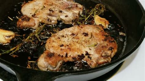 Easy Garlic Rosemary Pork Chops Youtube