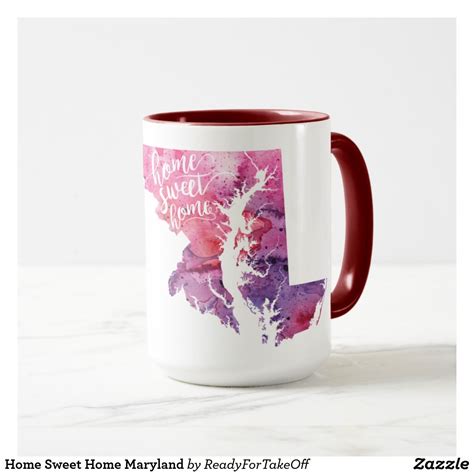 Home Sweet Home Maryland Mug Mugs Sweet Home