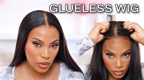 COMPLETELY GLUELESS WIG INSTALL NO GLUE BEGINNER FRIENDLY WIG