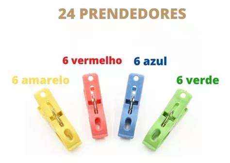 Kit Prendedores De Roupas De Pl Stico Pregador De Varal Mercadolivre