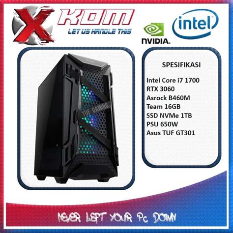 Promo Pc Gaming Komputer Rakitan Pro Intel I Rtx Diskon