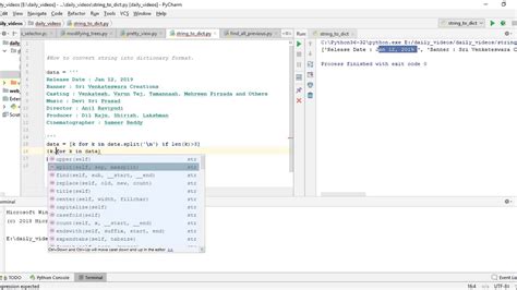 How To Convert String Into Dictionary In Python Youtube