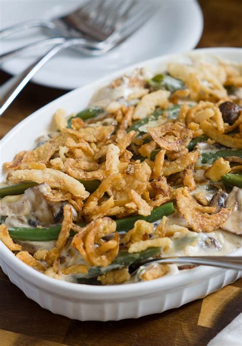 Homemade Green Bean Casserole With Cheese