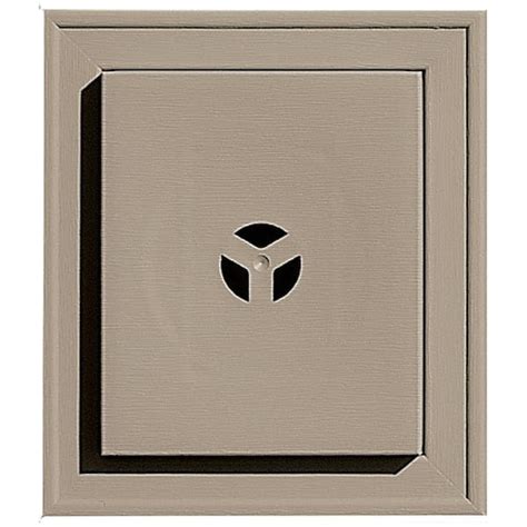 Builders Edge 7 In X 8 In 095 Clay Square Mounting Block 130110002095 The Home Depot