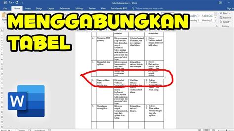 Terapkan Cara Menggabungkan Tabel Di Word Berikut Ini Teknoapp