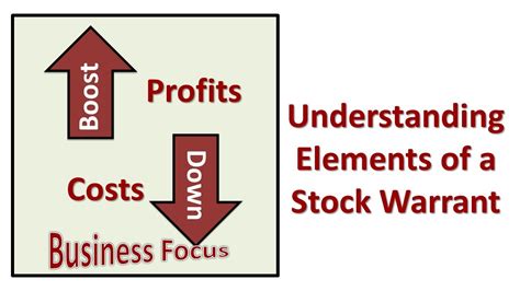 Understanding Elements Of A Stock Warrant YouTube