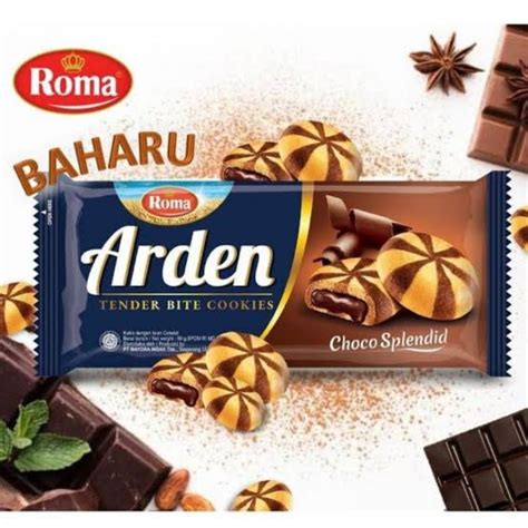 Jual Roma Arden Tender Bite Cookies Choco Splendid G Shopee Indonesia