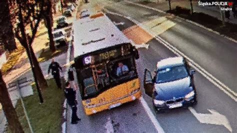 Autobus Zatrzymany Przez Policj W Rodku Ukrywa Si Sprawca Rozboju