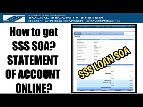 How To Check SSS LOAN SOA STATEMENT OF ACCOUNT ONLINE YouTube