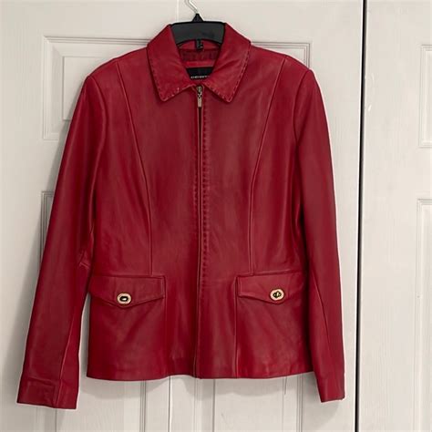 Red Leather Jacket - Gem