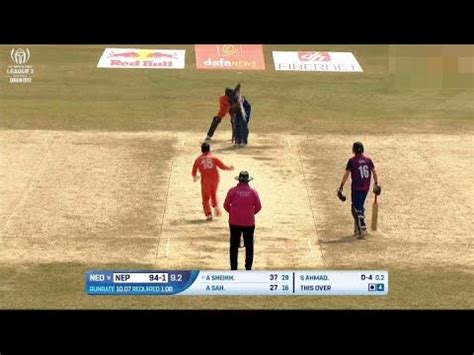 Nepal Vs Netherlands World Cup League Highlights Nepal Vs Ned