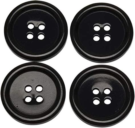 Chenkou Craft Mix Color Plastic Resin Circle Big Button Holes Diy