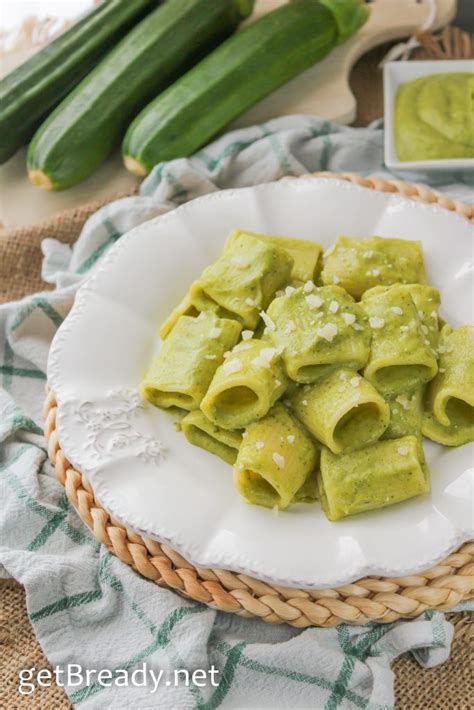 Paccheri Alle Zucchine Cremose GetBready