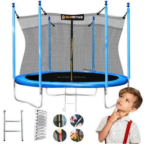 TRAMPOLINA OGRODOWA DLA DZIECI 8FT Siatka 252CM 13564655506 Allegro Pl