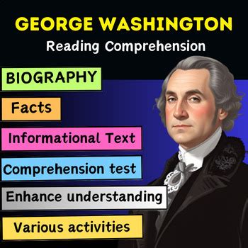 George Washington Biography Facts Reading Comprehension