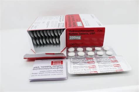 Hydroxychloroquine Tablets USP 200mg All India Manufactuer