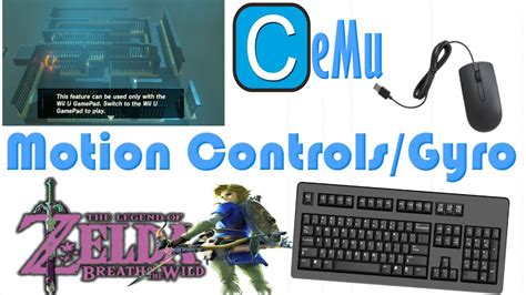 Cemu Mouse Motion Control Settings Youtube