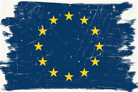European Union Flag Vector Art Png Grunge European Flag Union Vector