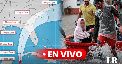 Huracán Idalia EN VIVO últimas noticias pronóstico trayectoria y