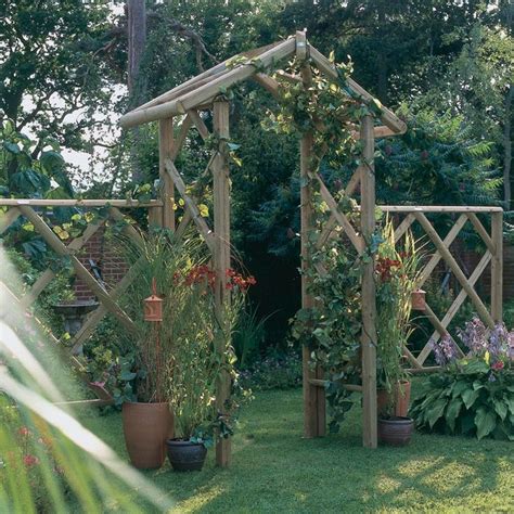 Rustic Rose Arch Rustic Gardens Garden Arches Garden Archway