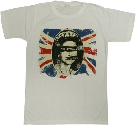Amazon セックスピストルズ GOD SAVE THE QUEEN SEX PISTOLS ロックTシャツ バンドTシャツ 白 M Tシャツカットソー 通販