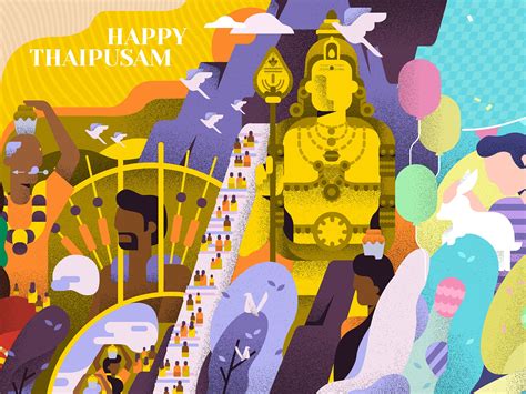 Happy Thaipusam by Saimen lee on Dribbble