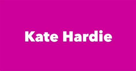 Kate Hardie - Spouse, Children, Birthday & More