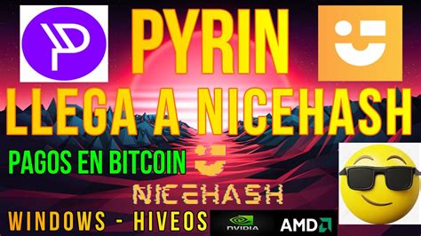 Como Minar Pyrin A Nicehash Y Recibir Pagos En Bitcoin Windows Y