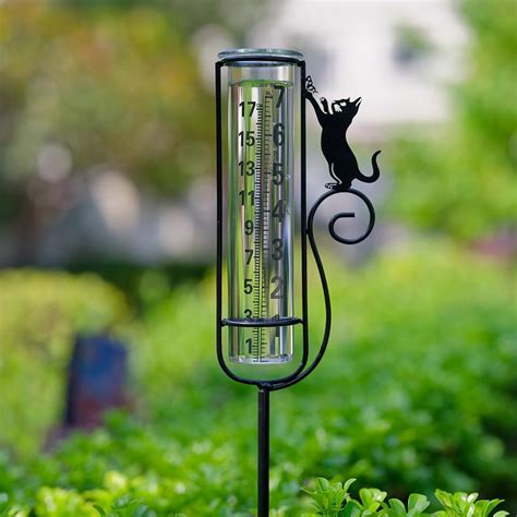 Apsoonsell Rain Gauge Outdoor 7 Capacity Rain Gauges