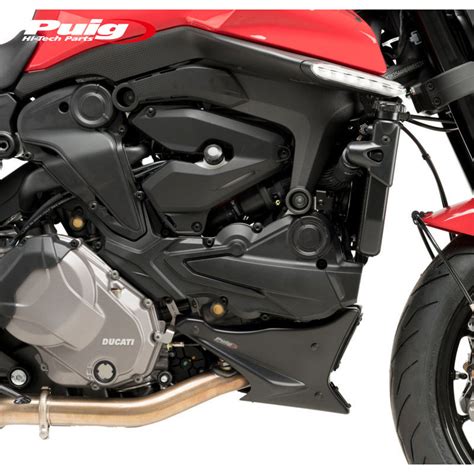 Puig J Engine Spoiler Matt Black Ducati Monster