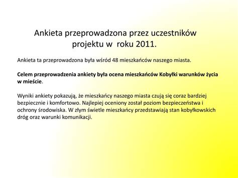 PPT MOJE MIASTO KOBYŁKA PowerPoint Presentation free download ID