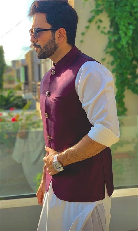 pin  faysal khan  stars  pakistan groom dress men wedding