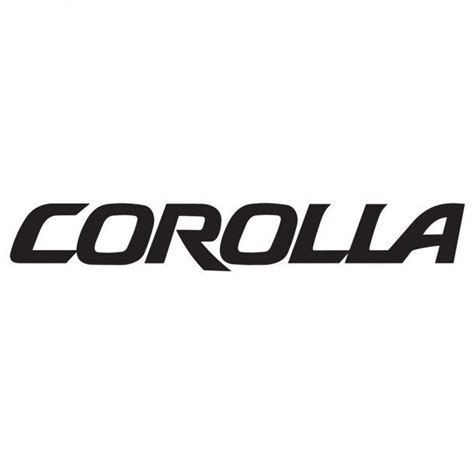 Toyota Corolla Logo Decal Sticker – Decalfly