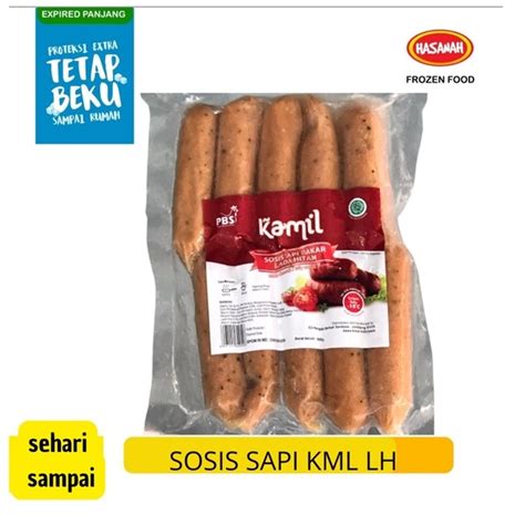 Jual SOSIS BAKAR SAPI KAMIL LADA HITAM 500GR Shopee Indonesia