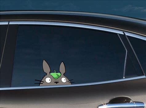 Totoro Peeking Peekers Window Vinyl Decal Sticker Cars Anime My