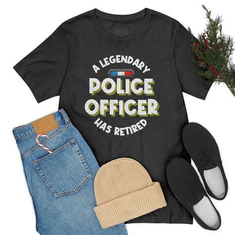 Retired Police Officer Shirt Funny Police Officer Tshirt Retired