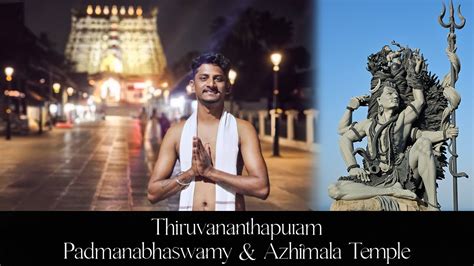 Thiruvananthapuram Padmanabhaswamy Temple Aazhimala Shiva Temple