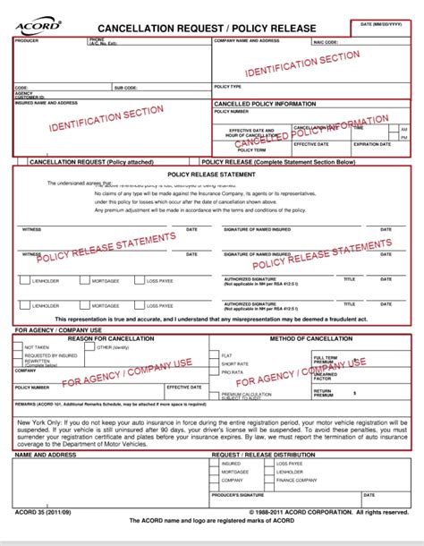 Fillable Acord Form 35 Printable Forms Free Online