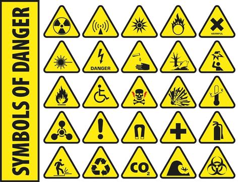 Cole O De Sinais De Alerta E Seguran A Conjunto De Sinais De Seguran A