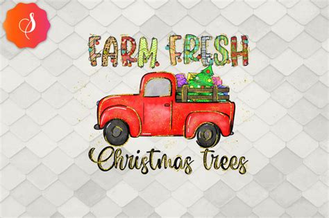 Farmer Farm Fresh Christmas Trees By Zemira Thehungryjpeg