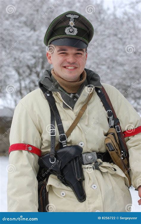 German Officer Of Ww2 Stock Photography Image 8256722