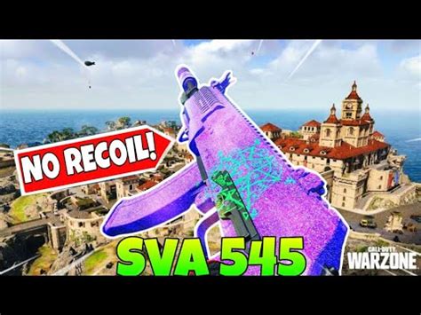 La SVA 545 Es INCREIBLE En WARZONE La MEJOR CLASE De La SVA 545