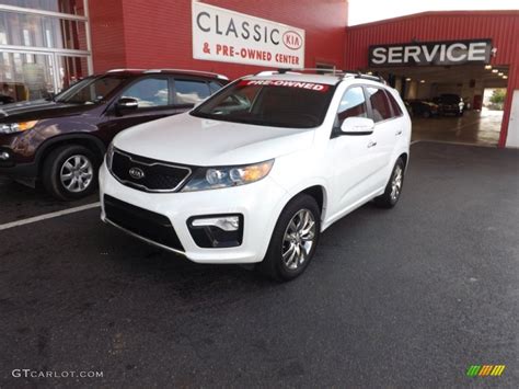 Snow White Pearl Kia Sorento Sx V Photo Gtcarlot