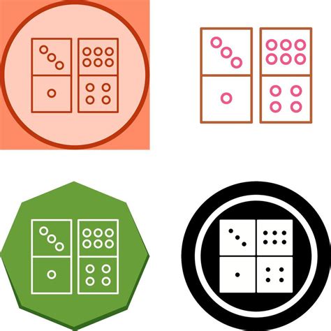 Domino Game Icon Design 45431078 Vector Art At Vecteezy