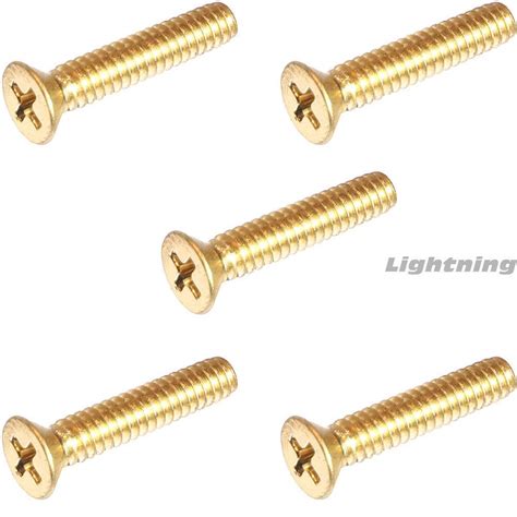 10 24 X 1 14 Solid Brass Oval Head Machine Screws Slotted Drive Quantity 50 Industrial Screws